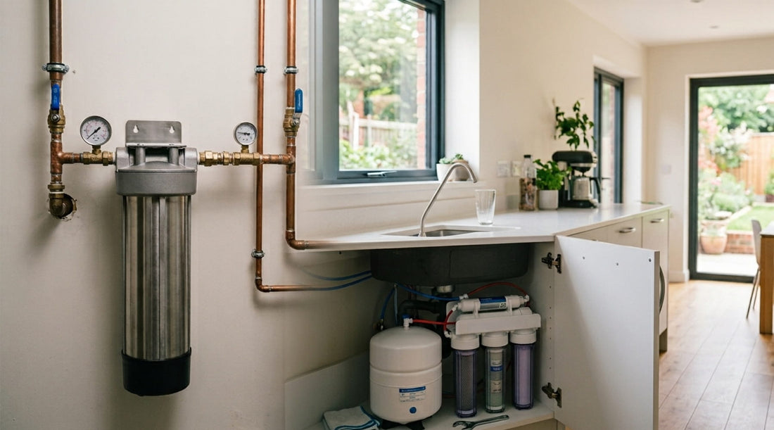 Why Point-of-Entry (Whole House) vs. Point-of-Use (RO) Systems Work Better Together