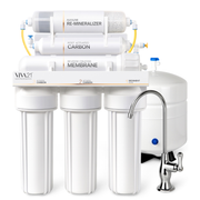 VIVA21 6-Stage Alkaline Remineralization Reverse Osmosis Filtration System | WQA Gold Seal Certified Filter United