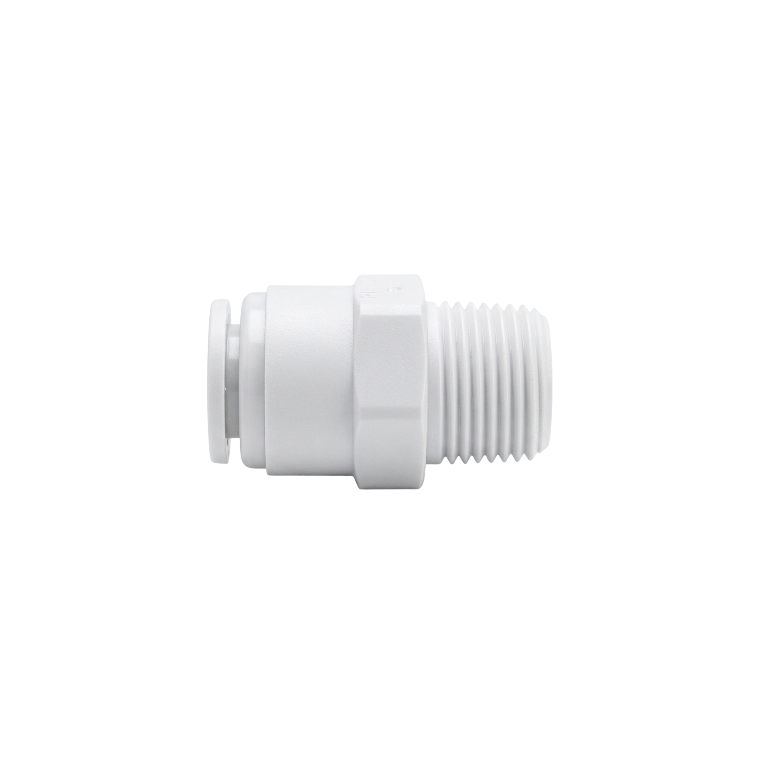 Male Connector - 1/4"OD x 1/4" NPT