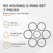 O-Ring Set for RO Housings - 7 Pieces Filter United